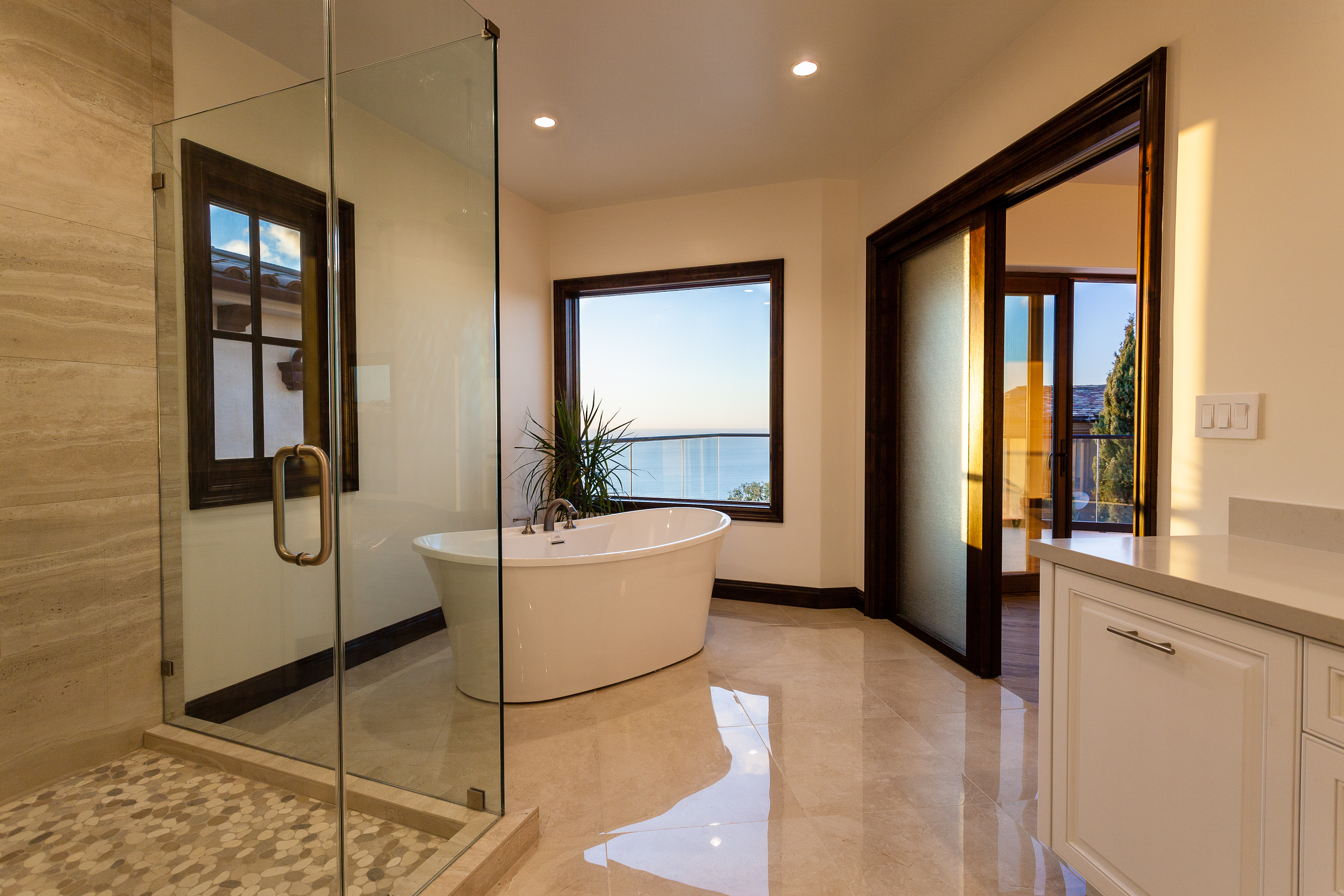 Master Bath with Ocean View
