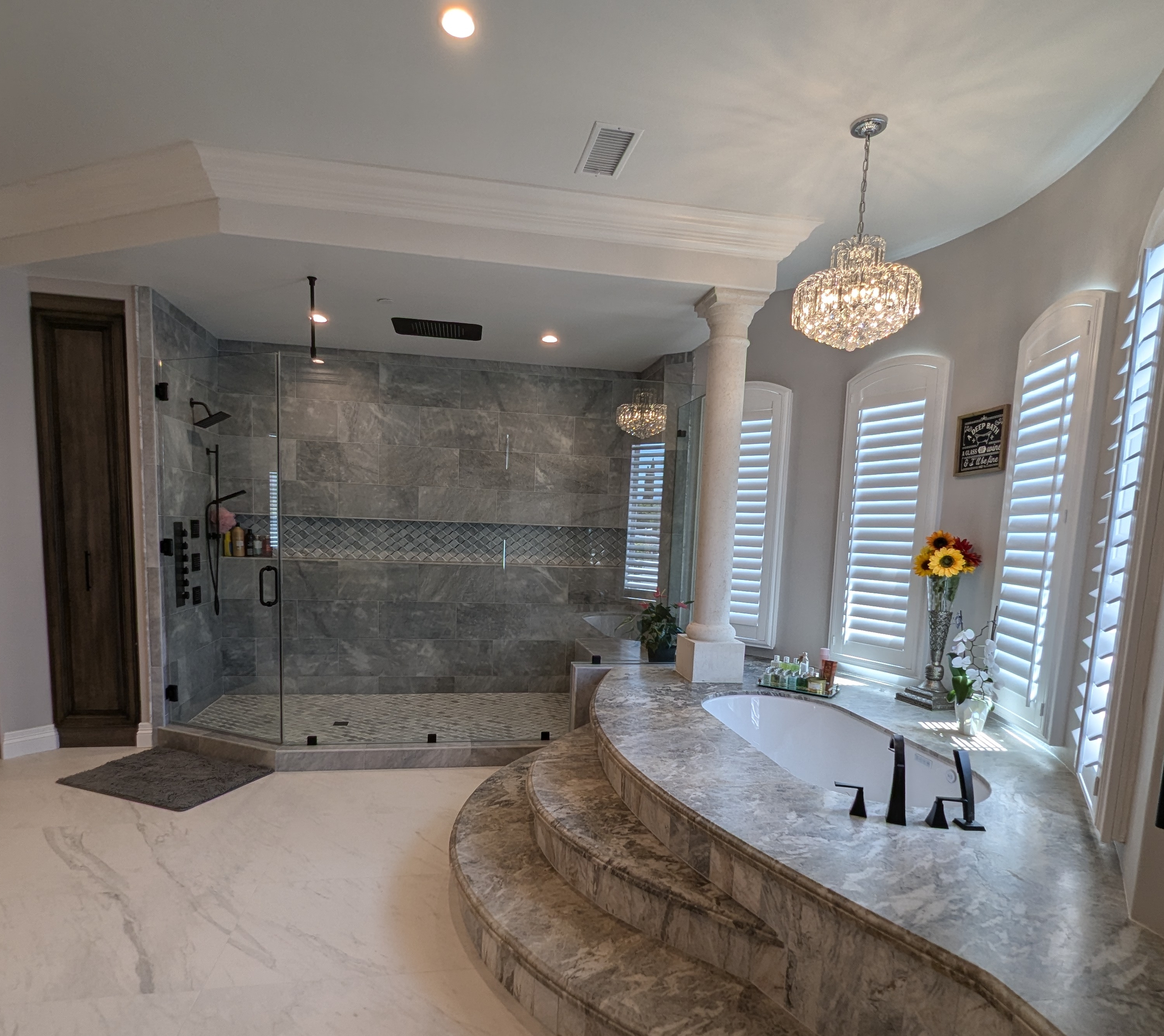 Technical Coordination of Stone, Steam, and Lighting Systems